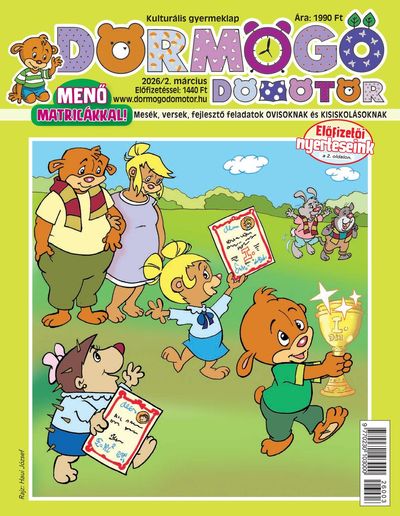 Dörmögő Dömötör 2026/Március