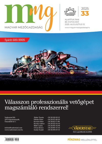 Magyar Mezőgazdaság 33.