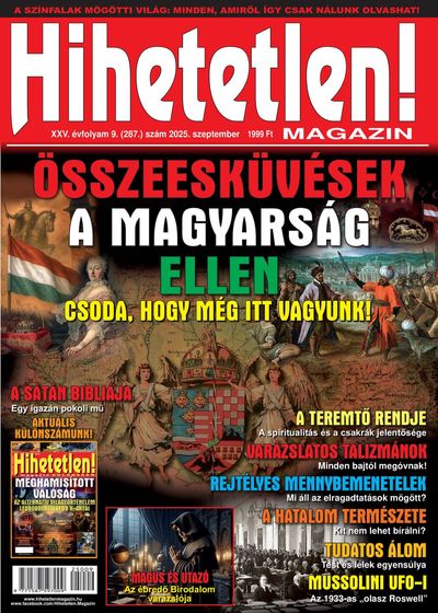 Hihetetlen magazin 2025 szeptember
